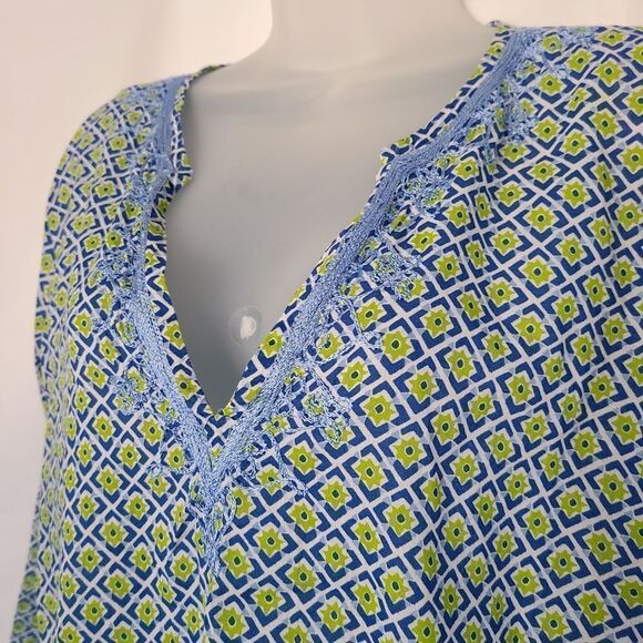 Flora by Rockflowerpaper Embroidered Cotton Tunic - Picture 2 of 6